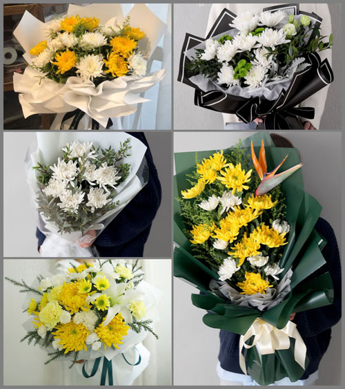 贵州黔西南州册亨县冗渡镇白事花束代送